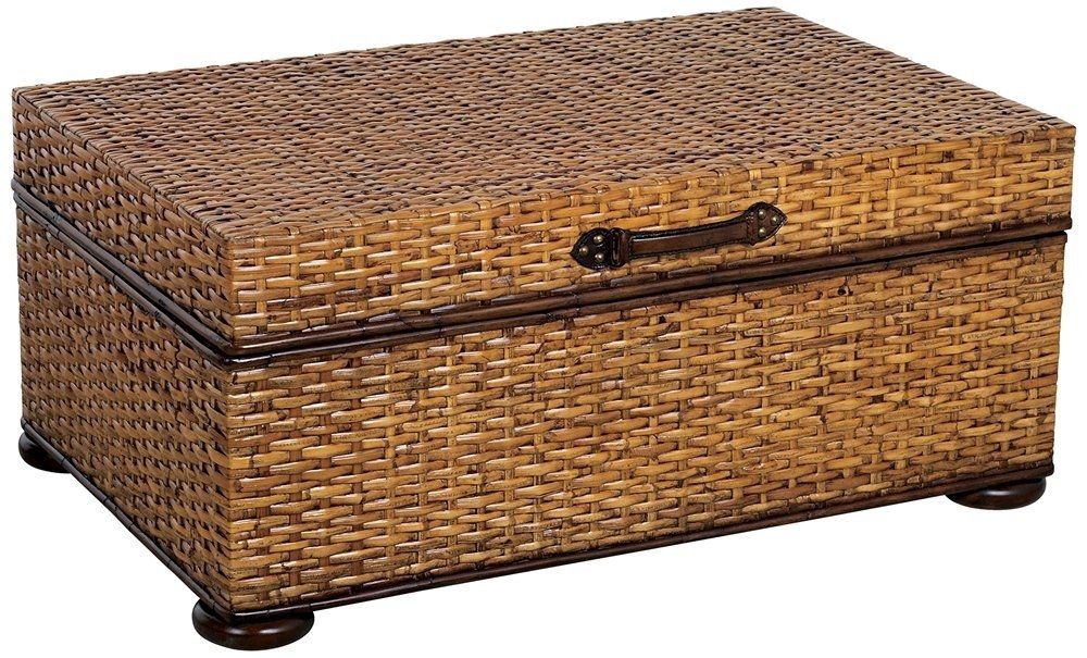 Remarkable Top Storage Trunk Coffee Tables Regarding Wicker Coffee Table Wicker Trunk As Coffee Table Wicker Trunk As (View 24 of 50)
