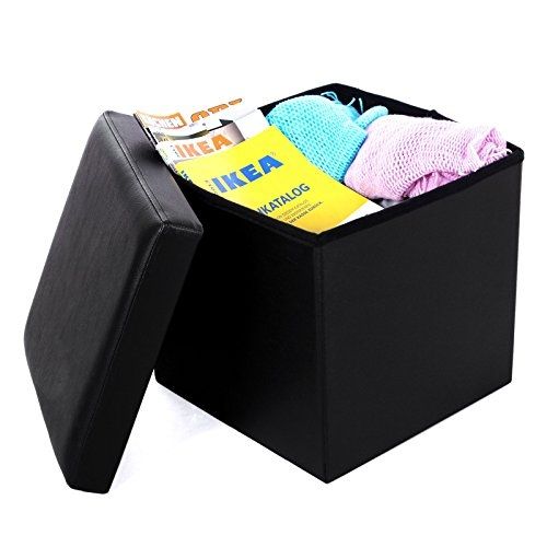 Remarkable Trendy Coffee Table Footrests For Songmics Faux Leather Storage Ottoman Cube Footrest Coffee Table (View 35 of 40)