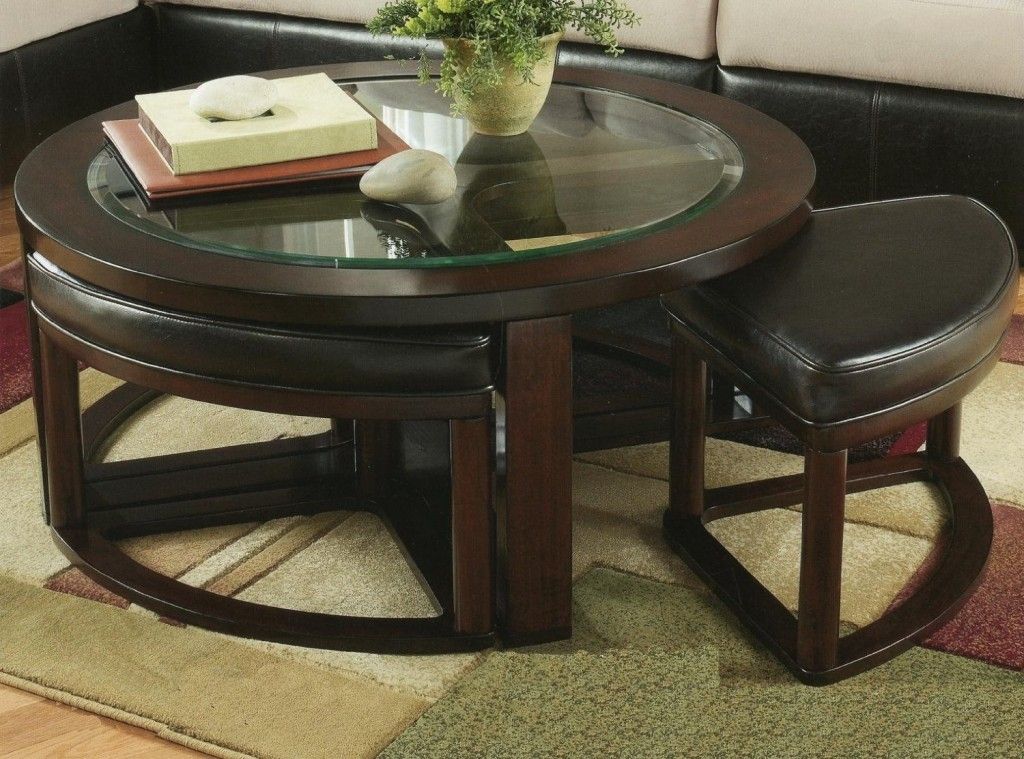 Remarkable Wellknown Coffee Tables With Rounded Corners Intended For Making Coffee Table With Stools Underneath (Photo 26 of 50)