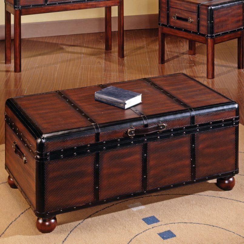 Remarkable Wellknown Large Trunk Coffee Tables Throughout Storage Large Trunk Coffee Table Trunk Chest Coffee Table Chest (Photo 26297 of 35622)