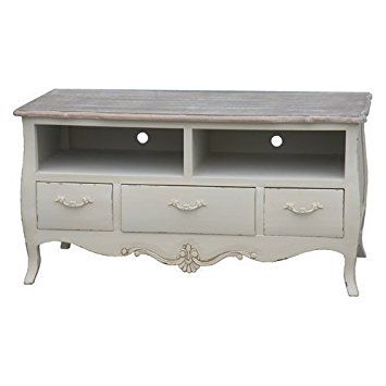 Remarkable Well Known Shabby Chic TV Cabinets Within Shab Chic French Cream Ornate Large Tv Cabinet French Style (Photo 11 of 50)