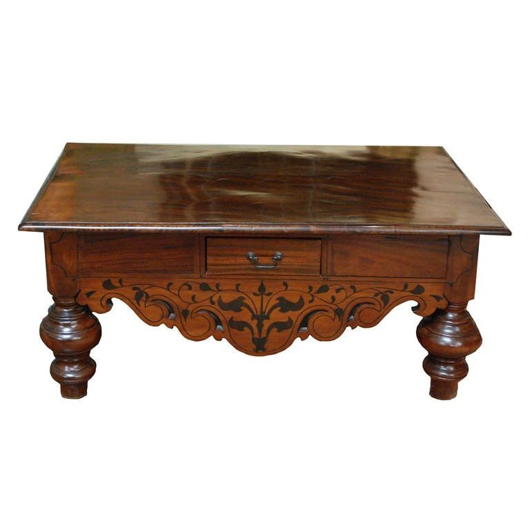 Remarkable Wellliked Colonial Coffee Tables Throughout 19th C British Colonial Coffee Table At 1stdibs (View 21 of 50)