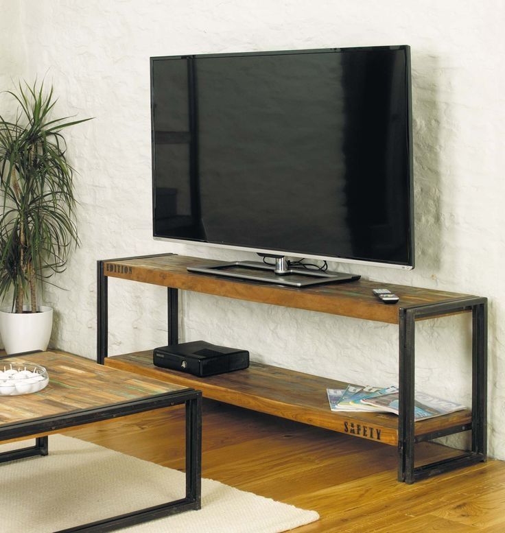 Remarkable Widely Used Widescreen TV Stands Inside Best 20 Industrial Tv Stand Ideas On Pinterest Industrial Media (Photo 21222 of 35622)