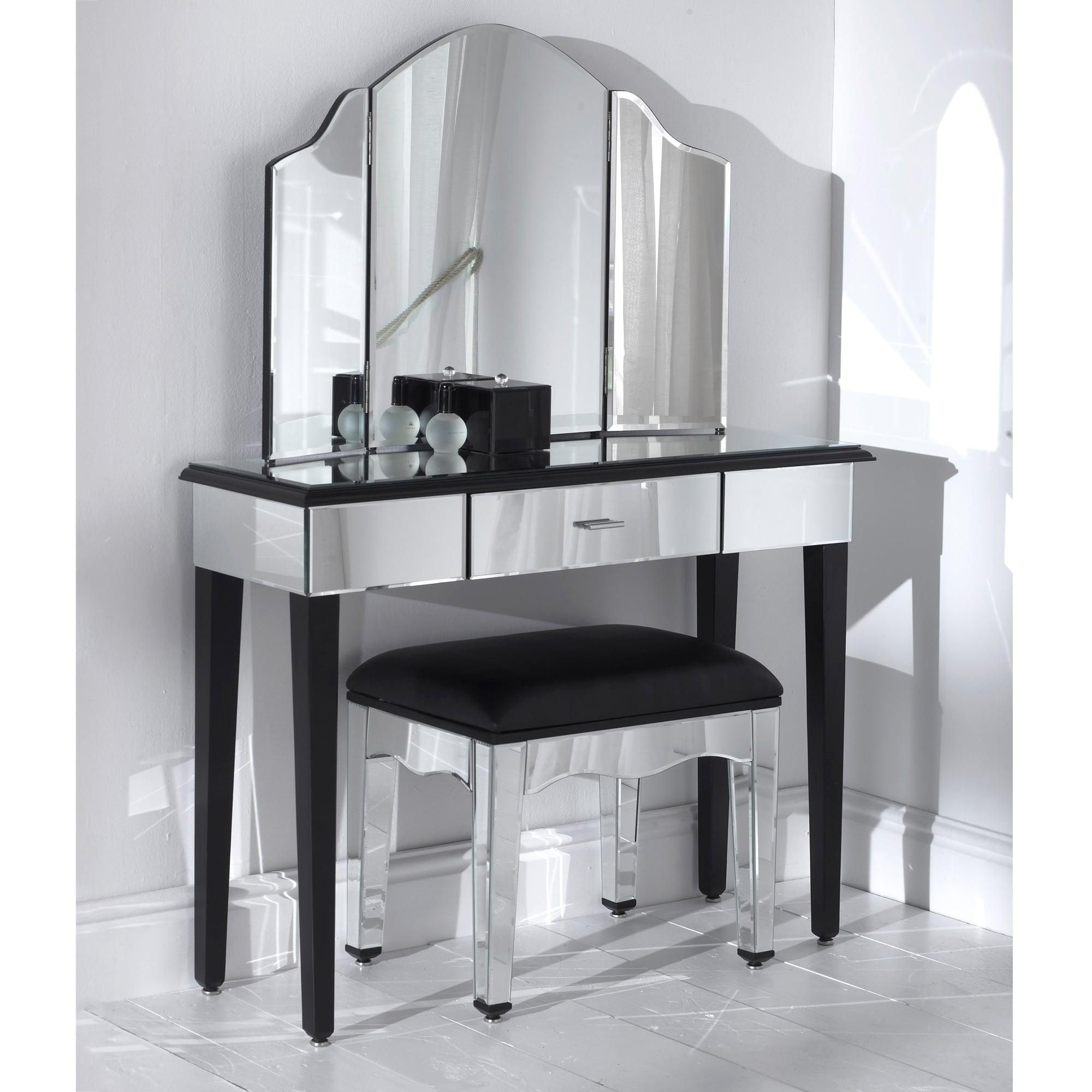 Romano Mirrored Console Table Set – French Furniture From With Mirror Console Table (Photo 7 of 20)