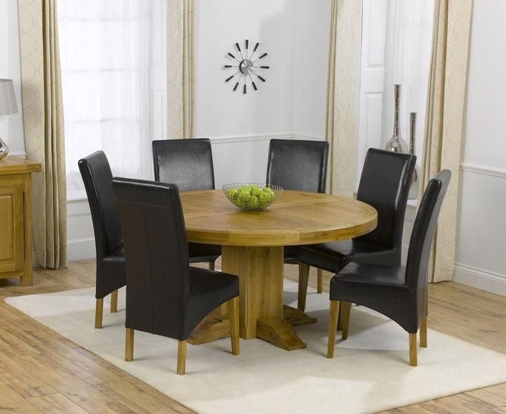 Round Dining Room Table Sets Seats 6 – Starrkingschool Pertaining To Round 6 Person Dining Tables (View 15 of 20)