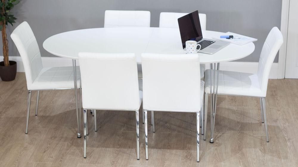 20 Collection of Large White Round Dining Tables | Dining ...