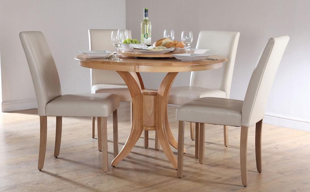 Round Dining Table. Inspiring Extendable Round Dining Table Pertaining To Small Round Dining Table With 4 Chairs (Photo 6 of 20)