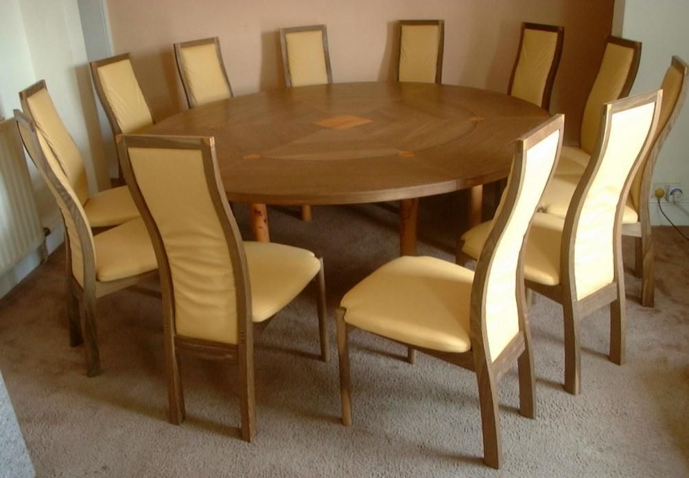 Round Extending Kitchen Table For Extended Round Dining Tables (Photo 11 of 20)