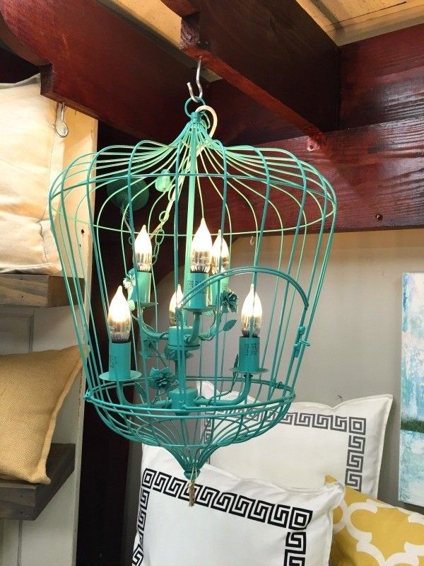 Sb Finds Memphis January 2016 Pertaining To Turquoise Birdcage Chandeliers (View 24 of 25)