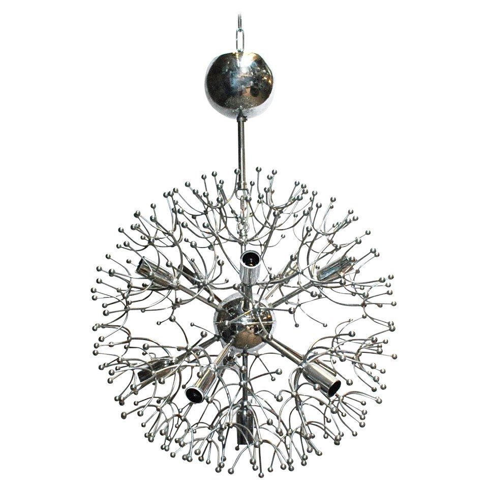 Sciolari Chrome Sputnik Chandelier For Sale At 1stdibs With Chrome Sputnik Chandeliers (Photo 5 of 25)