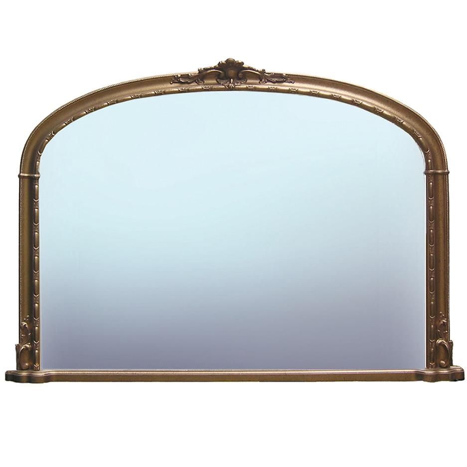 arched floor mirror gold