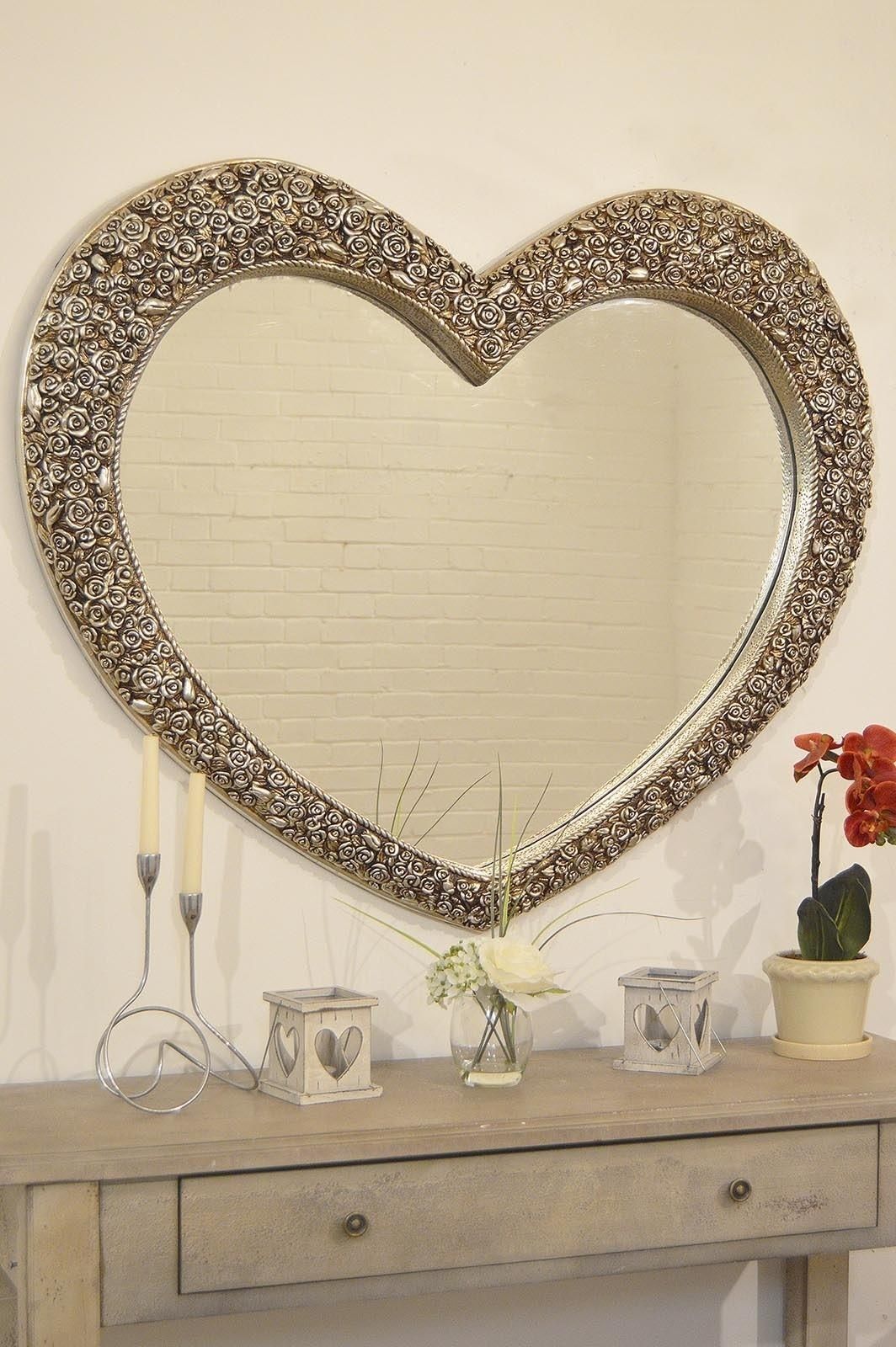 Shaped Vintage Wall Mirrors : Doherty House – A Beautiful Of For Heart Shaped Mirrors For Walls (Photo 1 of 20)