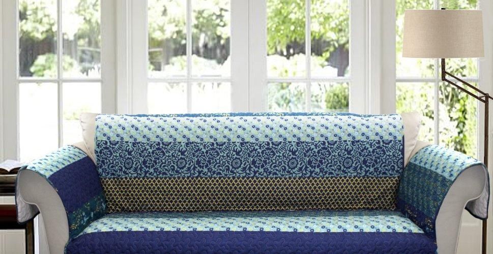 Shop Chair Covers And Sofa Covers – Slipcovers You'll Love | Wayfair Throughout Blue Sofa Slipcovers (View 7 of 20)
