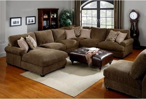 Sofa Chaise Chenille – Thesecretconsul Pertaining To Chenille Sectional Sofas With Chaise (Photo 1 of 20)