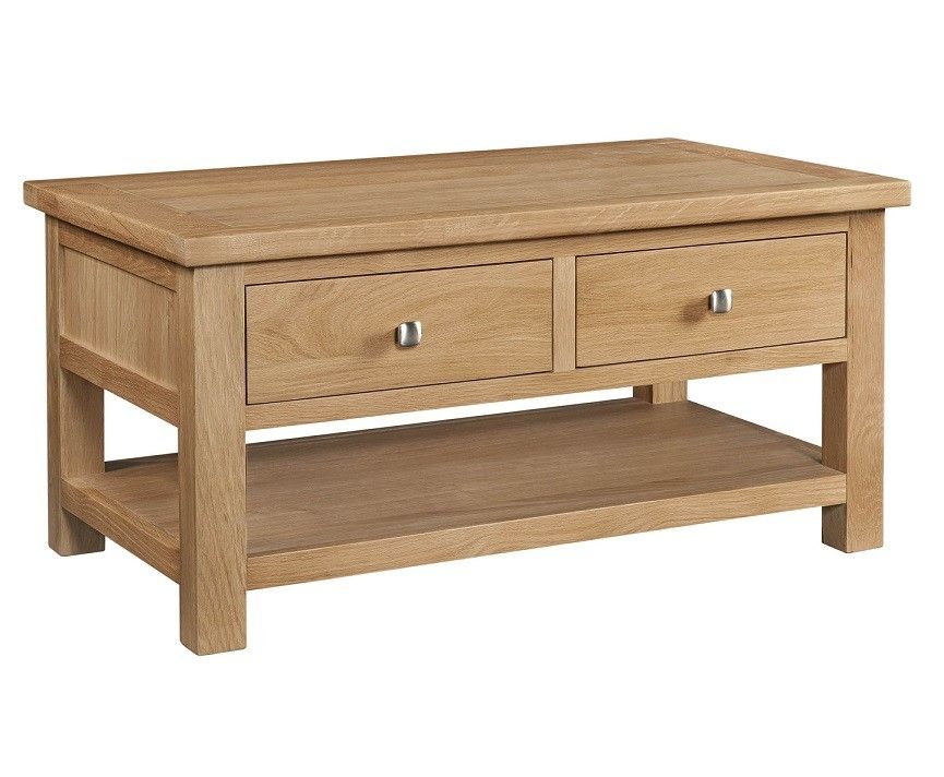 Stunning Best Light Oak Coffee Tables With Drawers Regarding Light Oak Coffee Tables With Drawers 50 Off Solid Oak Coffee (Photo 10 of 40)
