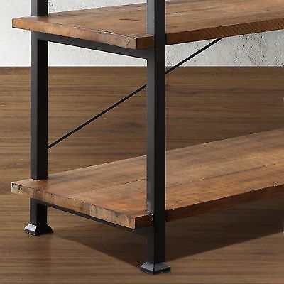 Stunning Elite Wood And Metal TV Stands In Industrial Tv Stand Rustic Shelves Wood Metal Media Entertainment (View 23 of 50)