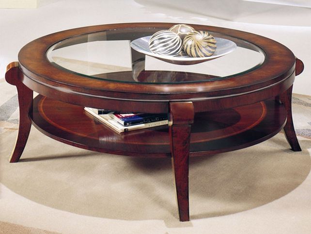 Stunning Fashionable Round Glass Coffee Tables Intended For Round Glass Coffee Tables (View 27 of 40)