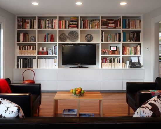 Stunning Latest Bookshelf And TV Stands Regarding Best 25 Tv Bookcase Ideas On Pinterest Built In Tv Wall Unit (Photo 1 of 50)