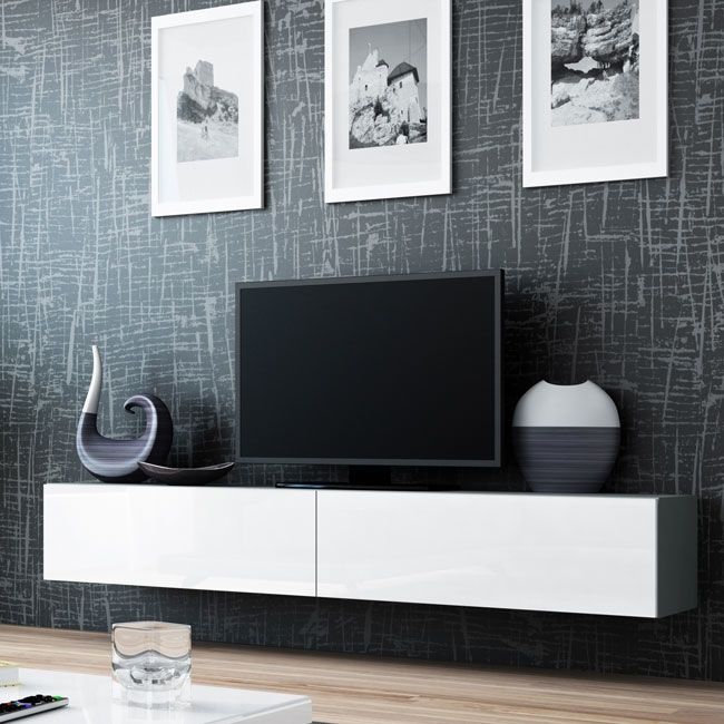 Stunning Latest High Gloss TV Cabinets With Regard To High Gloss Wall Unit Vigo Iii (View 50 of 50)