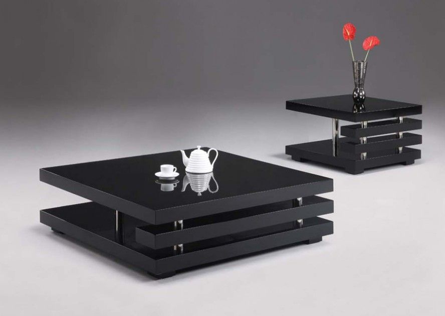 Stunning Preferred Square Black Coffee Tables With Regard To Elegant Black Modern Coffee Table Tedxumkc Decoration (Photo 16 of 40)