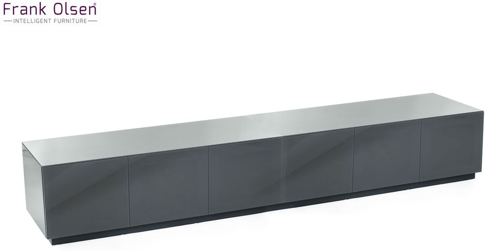 Stunning Premium Wide TV Cabinets Throughout Contemporary Extra Wide 28m Gloss Grey Tv Cabinet Tv Media Units (Photo 16 of 50)