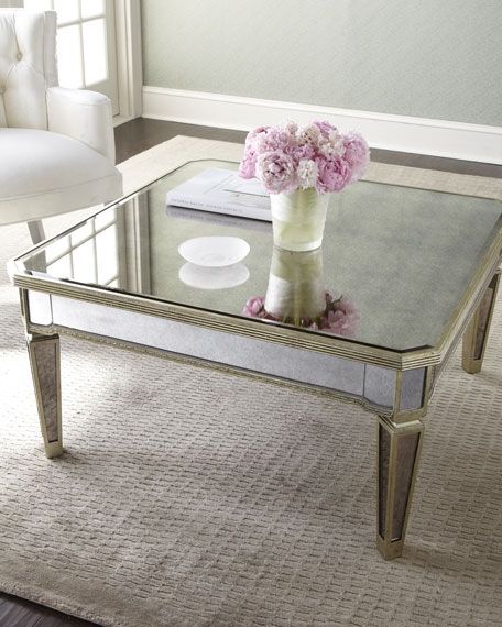 Stunning Series Of Coffee Tables Mirrored Inside Amelie Mirrored Coffee Table (Photo 1 of 50)