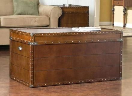 Stunning Series Of Storage Trunk Coffee Tables For Wooden Storage Trunk Coffee Table Jerichomafjarproject (View 41 of 50)