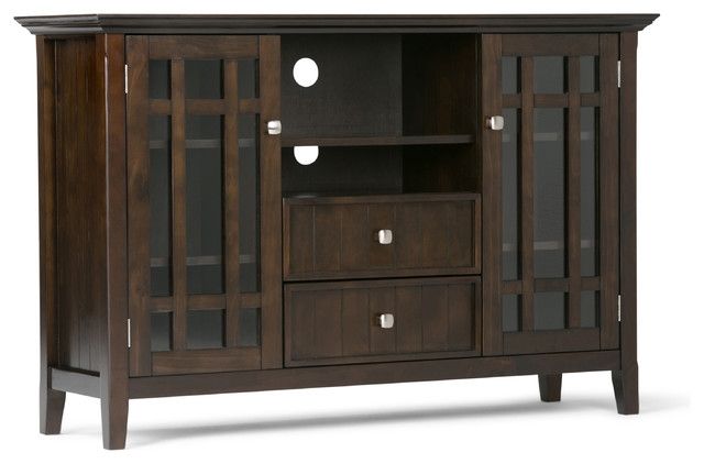 Stunning Unique Bedford TV Stands Pertaining To Bedford Tall Tv Media Stand Transitional Entertainment Centers (Photo 7 of 50)