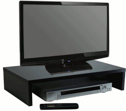 Stunning Unique Tabletop TV Stands With Regard To Amazon 525 High Tv Stand 25 Wide Black Home Kitchen (Photo 43 of 50)