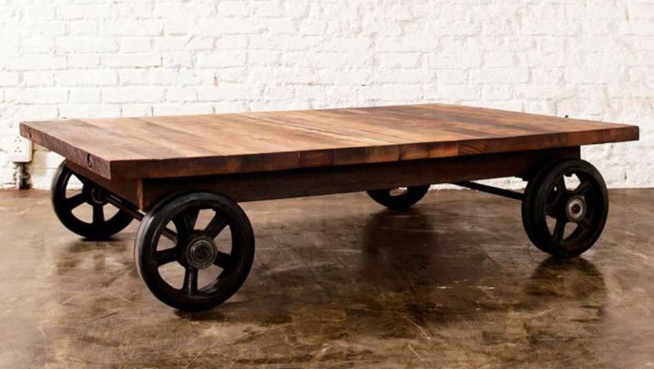Stunning Variety Of Coffee Tables With Wheels Pertaining To Coffee Table With Wheels For Practical Movement Exist Decor (View 10 of 40)
