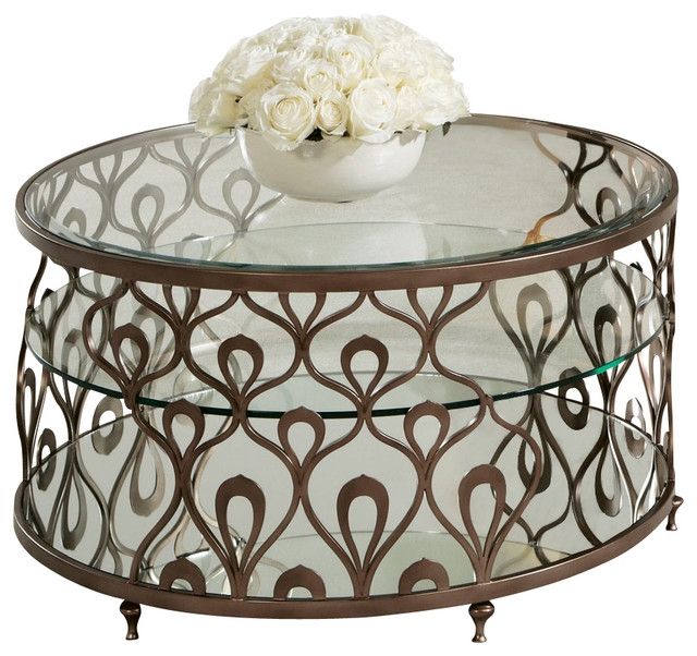 Stunning Variety Of Round Steel Coffee Tables Intended For Round Glass And Metal Coffee Table (Photo 47 of 50)