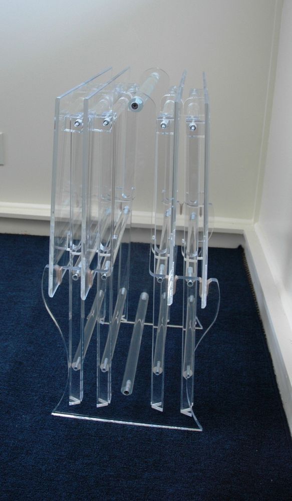 Stunning Well Known Clear Acrylic TV Stands Intended For Tv Trays With Stand Ebay (View 45 of 50)