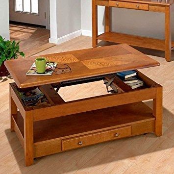 Stunning Well Known Lift Top Oak Coffee Tables Intended For Amazon Jofran 480 Series Wood Lift Top Cocktail Coffee (View 3 of 40)