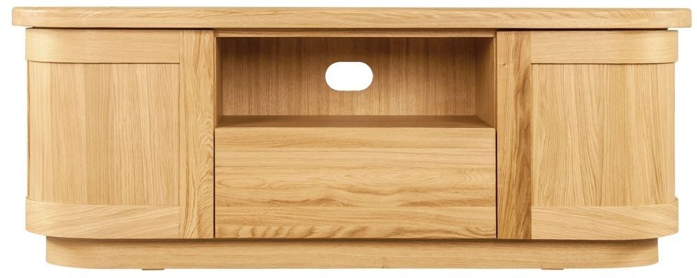 Stunning Well Known Oak TV Cabinets With Doors Intended For Buy Sorrento Tv Stand Clemence Richard Sorento Oak Tv Cabinet (Photo 3 of 50)