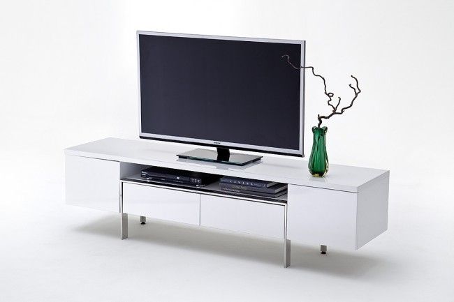 Stunning Wellliked Glossy White TV Stands For Retrofit High Gloss White Tv Stand Metal Legs Funiquecouk (Photo 30915 of 35622)