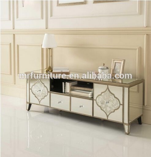 Stunning Widely Used Mirrored TV Stands Intended For Venetian Frosted Mirrored Tv Stand Buy Venetian Mirrored Tv (View 2 of 50)