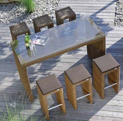 Synthetic Rattan Dining Tables | Reclaimed Teak Furniture Pertaining To Rattan Dining Tables (View 9 of 20)