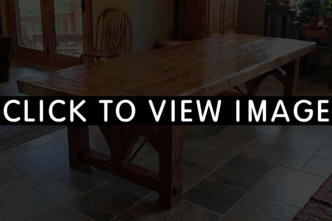 Table Large Kitchen August 30 Download 600 X 395. Custom Outdoor Regarding Dining Tables With Large Legs (Photo 4 of 20)