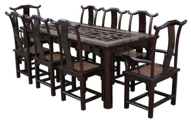 The Concept Of Asian Style Dining Table | Lalila Regarding Asian Dining Tables (View 7 of 20)
