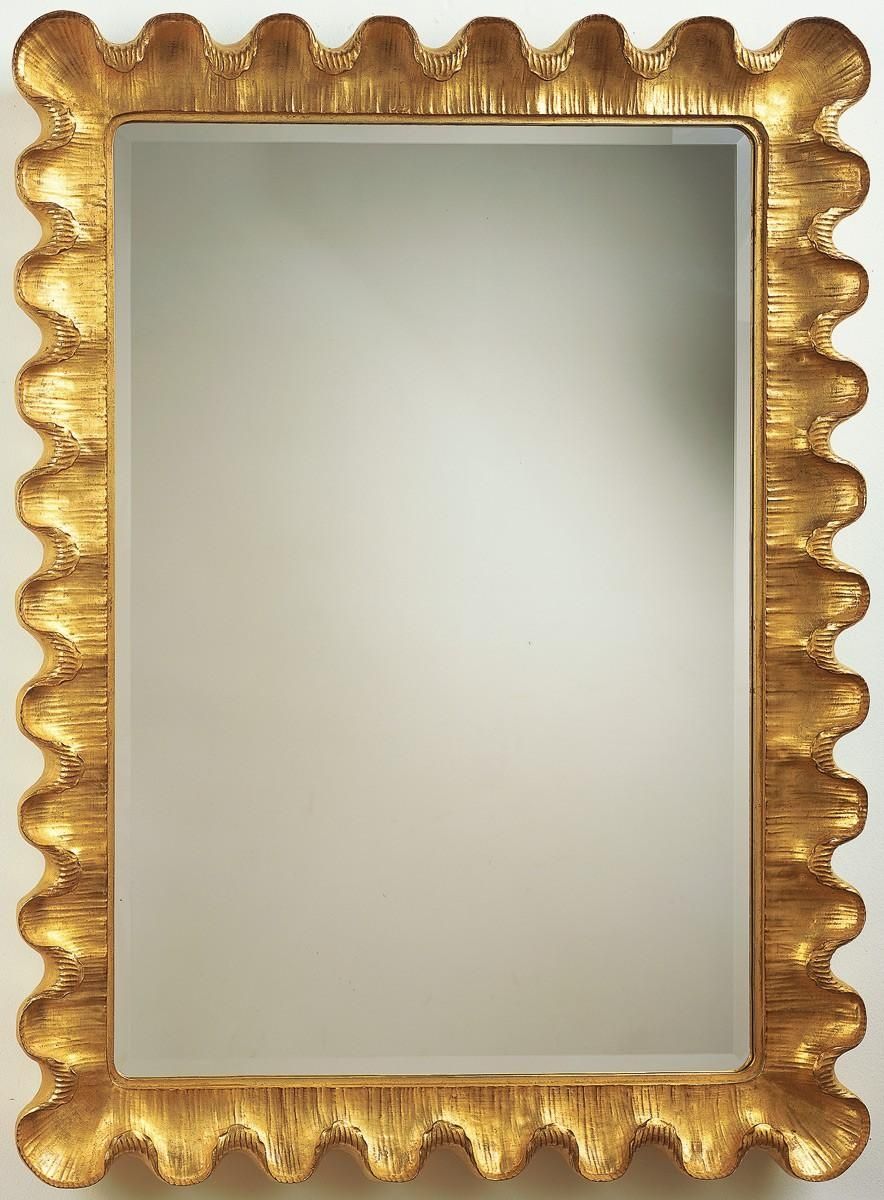 The Well Appointed House – Luxuries For The Home – The Well With Gold Wall Mirrors (Photo 4 of 20)