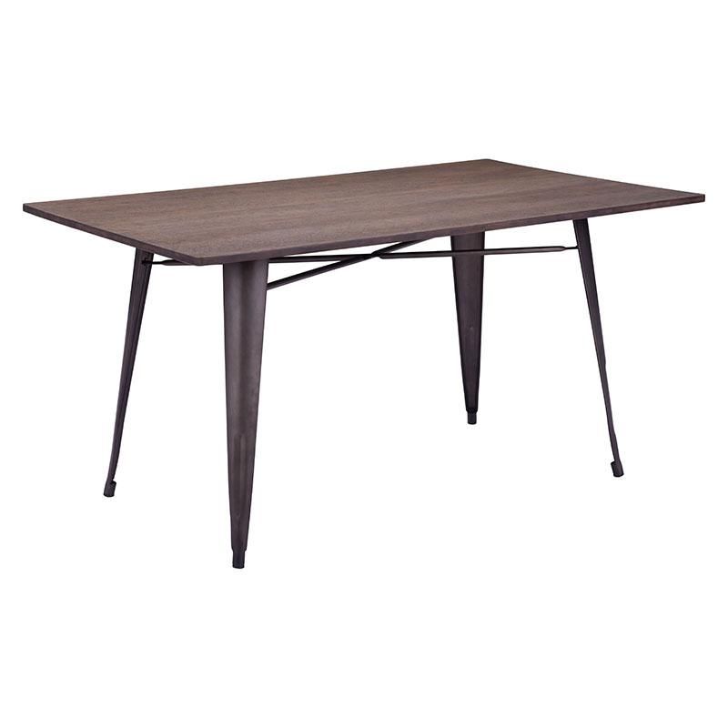 Titus Rectangular Dining Table Rustic Wood – Modern Dining Tables Regarding Sleek Dining Tables (Photo 17 of 20)
