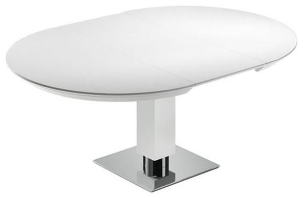 Todo From Bacher Round Extendable Dining Table With Glass Top Regarding White Round Extending Dining Tables (View 10 of 20)