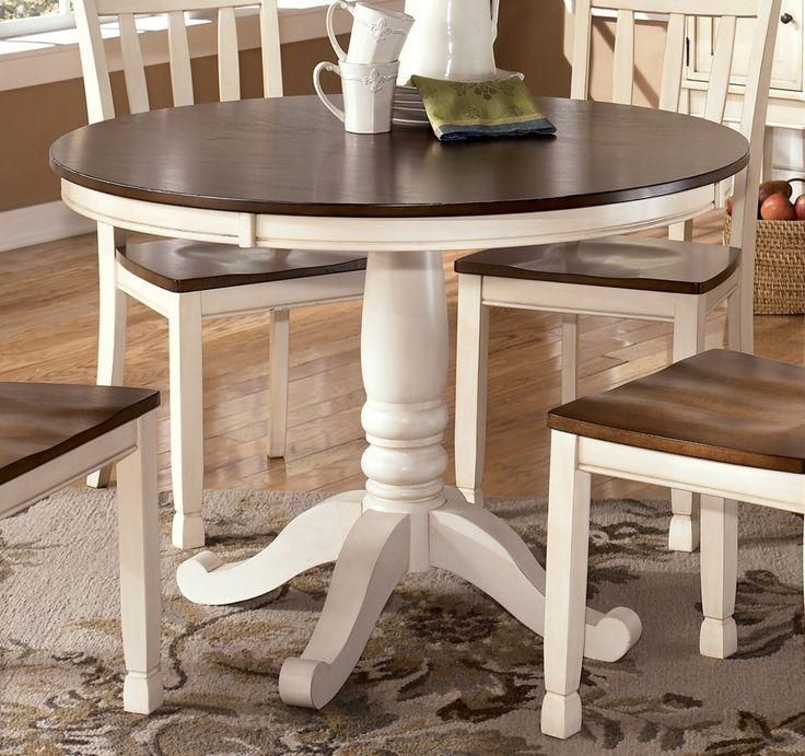 Top 25+ Best Wood Pedestal Table Base Ideas On Pinterest In Dining Tables With White Legs And Wooden Top (Photo 14 of 20)