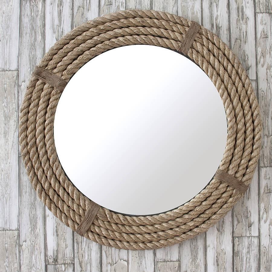 Twisted Rope Round Mirrordecorative Mirrors Online Intended For Decorative Round Mirrors (View 18 of 20)