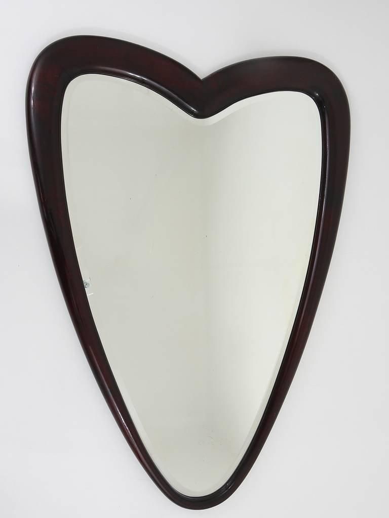 Unusual Heart Shaped Wall Mirror, Italy, 1940S At 1Stdibs With Unusual Wall Mirrors (Photo 11 of 20)