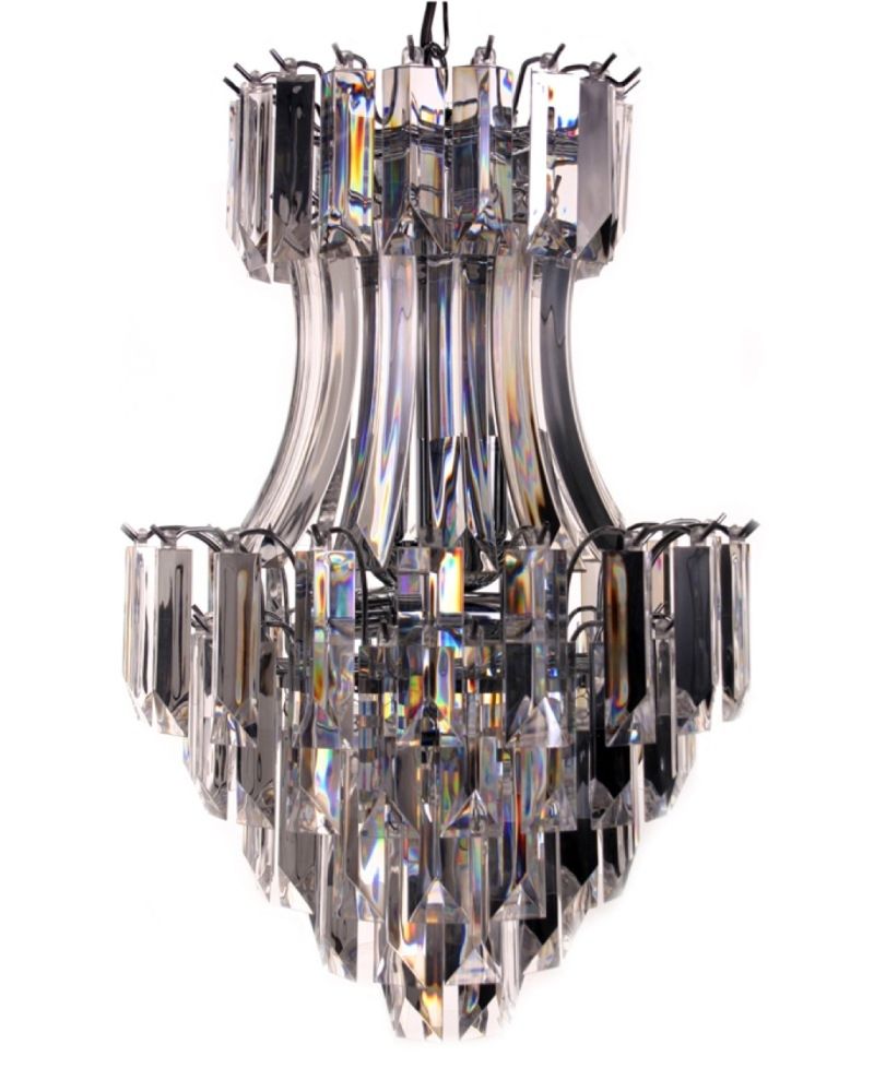Update An Old Chandelier Look Like Contemporary Chandeliers Home With Regard To Acrylic Chandeliers (View 5 of 25)