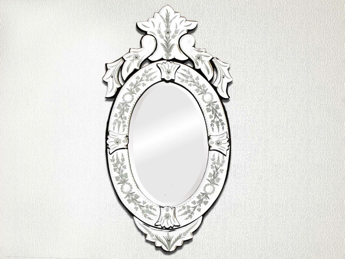 Venetian Mirror 24.5 Inches X 12 Inches Within Venetian Oval Mirror (Photo 7 of 20)