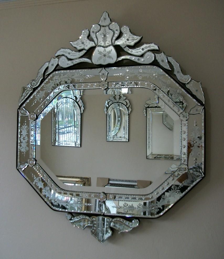 Venetian Style Mirror Large Frame Intended For Large Venetian Mirrors (Photo 7 of 20)