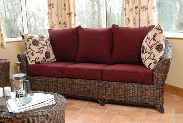 Wexford 3 Seater Sofa – Blackstone – £624.60 : | The Cane Centre With Regard To Cane Sofas (Photo 16 of 20)
