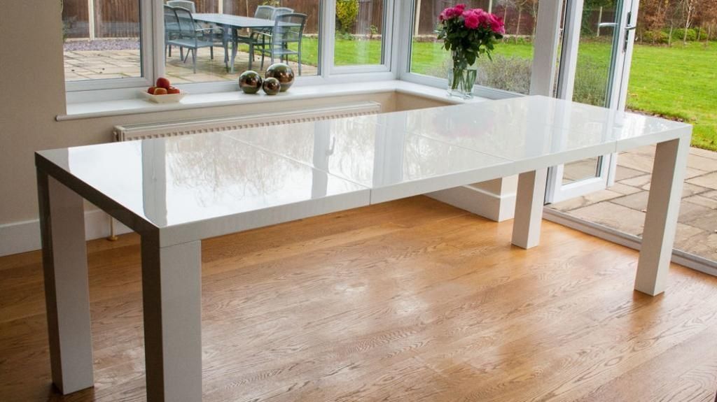 White Dining Room Furniture For Sale Stylish White Gloss Extending Within Gloss White Dining Tables (Photo 12 of 20)